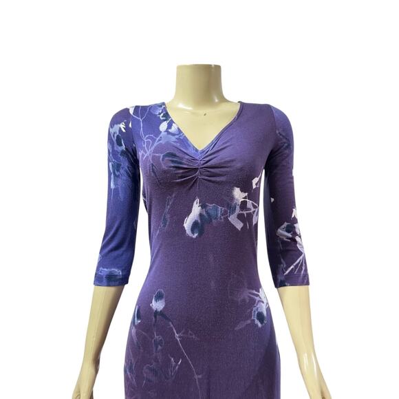 Escada Sport Womens Quiet Luxury Floral Knit Stretch Dress Size IT 36 US S Italy - Picture 3 of 14